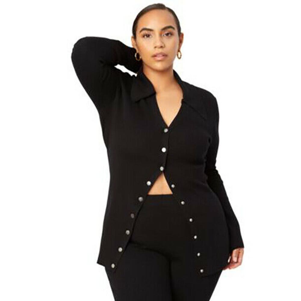 Danielle Bernstein Button Cardigan Sweater NWT